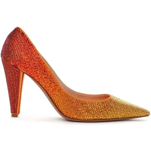 Luxury Bicolor Strass Pumps , female, Sizes: 5 UK - Alexandre Vauthier - Modalova