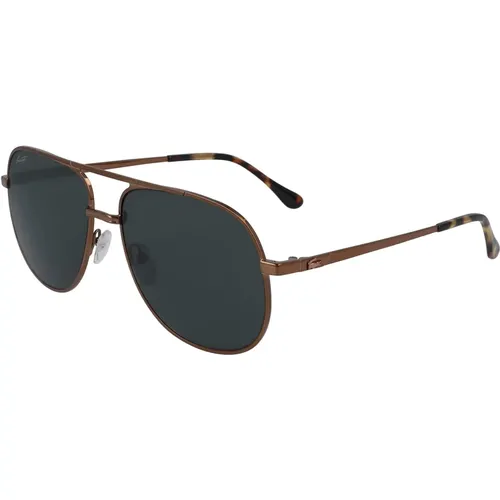 Bronze Grey Sunglasses , male, Sizes: 60 MM - Lacoste - Modalova