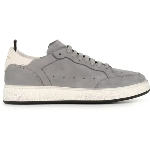 Grey Suede Sneaker with Rubber Sole , female, Sizes: 7 UK, 3 UK, 4 UK, 5 UK - Officine Creative - Modalova