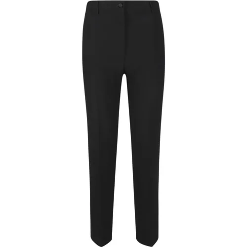 Polyester Trousers Made in Italy , female, Sizes: L, XS, 2XS - Hebe Studio - Modalova