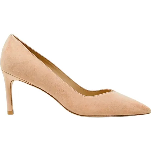 Blush Wildleder 70mm Absatzpumpe , Damen, Größe: 35 EU - Stuart Weitzman - Modalova