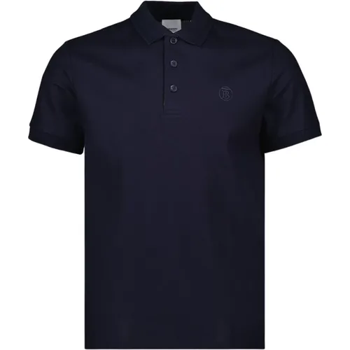 Klassisches Poloshirt , Herren, Größe: M - Burberry - Modalova