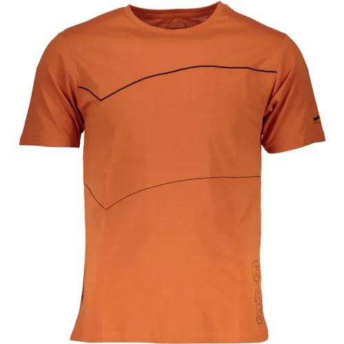 Kurzarm Orange T-Shirt GAS - GAS - Modalova