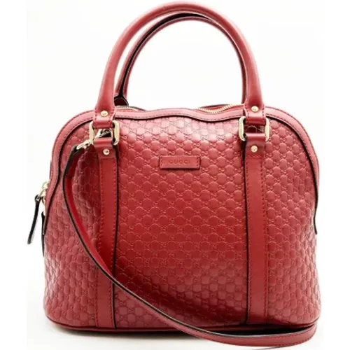 Pre-owned Leather gucci-bags , female, Sizes: ONE SIZE - Gucci Vintage - Modalova