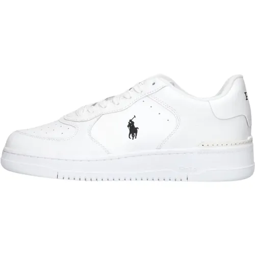 Weiße Low Top Sneakers Master Court - Ralph Lauren - Modalova