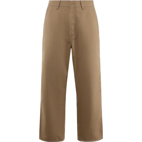 Reißverschluss Baumwollmischung Hose Biscuit - Carhartt WIP - Modalova