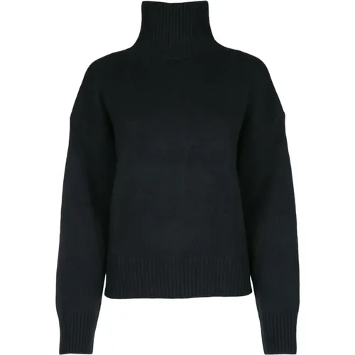 Hochgeschlossener Kaschmir-Mix Pullover,Schwarzer Pullover Aw24 Damenmode - Calvin Klein - Modalova