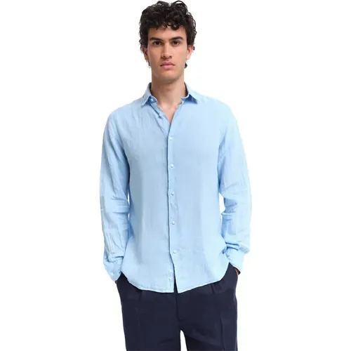 Linen Summer Shirt , male, Sizes: 2XL, XL, L, M, S - Peninsula - Modalova