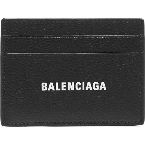 Nero Card Holder Wallets , male, Sizes: ONE SIZE - Balenciaga - Modalova