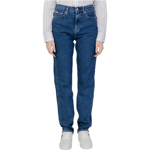 Authentische Slim Jeans für Damen , Damen, Größe: W32 L32 - Calvin Klein Jeans - Modalova