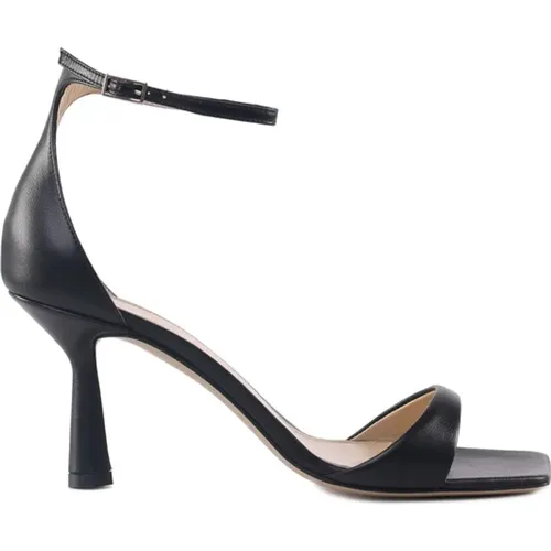 Glamour Sandals Thin Ankle Buckle , female, Sizes: 5 1/2 UK, 4 UK, 7 UK, 8 UK, 6 UK, 4 1/2 UK, 5 UK - Giuliano Galiano - Modalova
