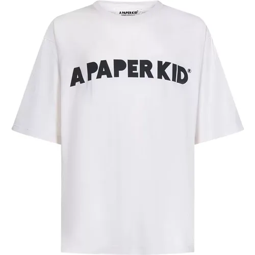 T-Shirts , male, Sizes: M, S, XL, L - A Paper Kid - Modalova