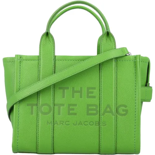 Mini Tote Leder Tasche,Grüne Leder Mini Tote Handtasche - Marc Jacobs - Modalova
