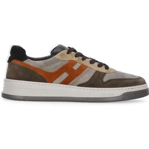 Wildleder Sneakers für Männer , Herren, Größe: 41 1/2 EU - Hogan - Modalova