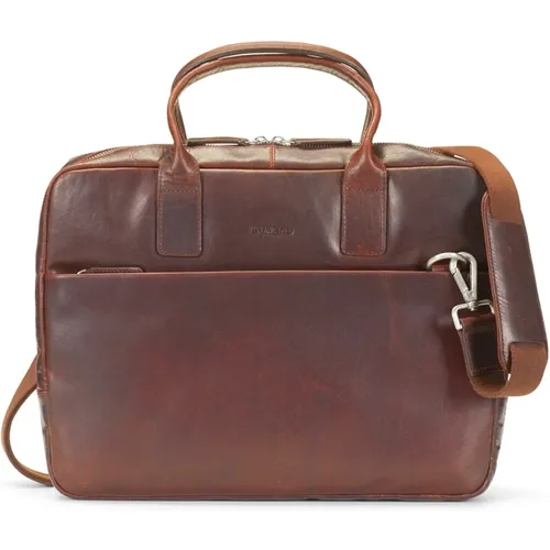 Laptop Bag Stanley , male, Sizes: ONE SIZE - Howard London - Modalova