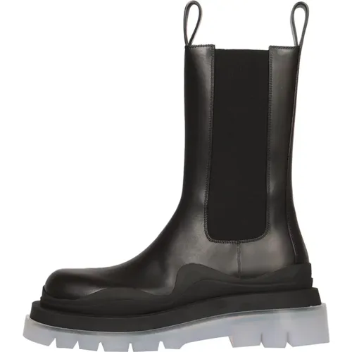 Sti.pel S.gom Vegetal Calfskin Boots , female, Sizes: 3 UK, 4 UK - Bottega Veneta - Modalova