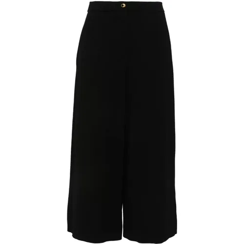 Schwarze Hose , Damen, Größe: XS - Moschino - Modalova