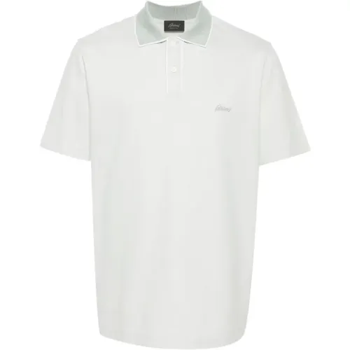 Logo Embroidered Polo Shirt , male, Sizes: XL, M - Brioni - Modalova