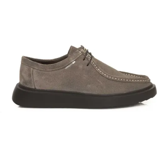 Derby Leather Shoes High Rubber Sole , male, Sizes: 9 UK, 7 UK - Cerruti 1881 - Modalova