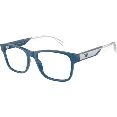 Frame Glasses , unisex, Sizes: 55 MM - Emporio Armani - Modalova