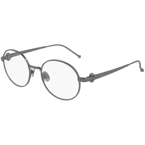 Ct0293O - 003 Ruthenium Eyeglasses , unisex, Sizes: 51 MM - Cartier - Modalova