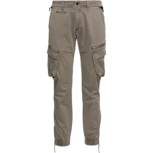 Cargo Pants with Pockets , male, Sizes: W34 - Replay - Modalova