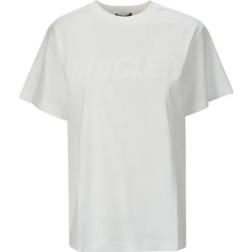 Ts0099D T-Shirt, Stylish Top Collection , female, Sizes: M, S - Mugler - Modalova