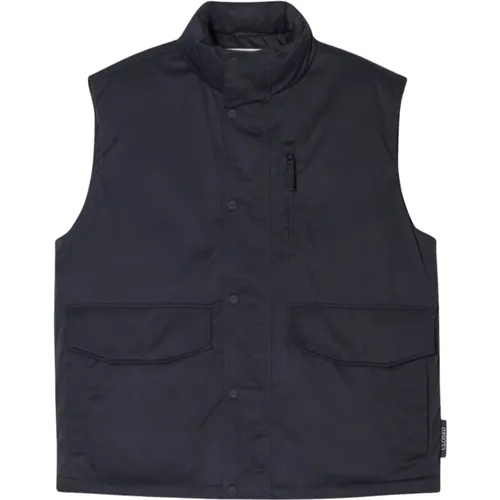 Padded Waterproof Vest with Zip , male, Sizes: L, M, S - closed - Modalova