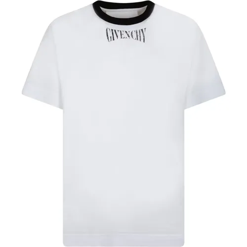 Logo Print T-Shirt , male, Sizes: S - Givenchy - Modalova