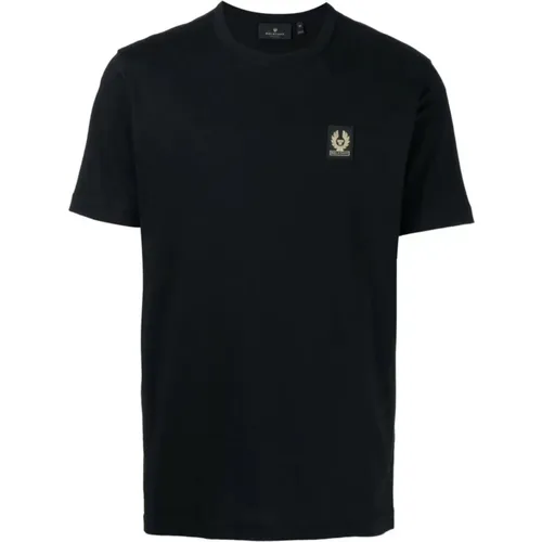 Logo Patch Cotton T-Shirt , male, Sizes: M, 2XL, L, S - Belstaff - Modalova
