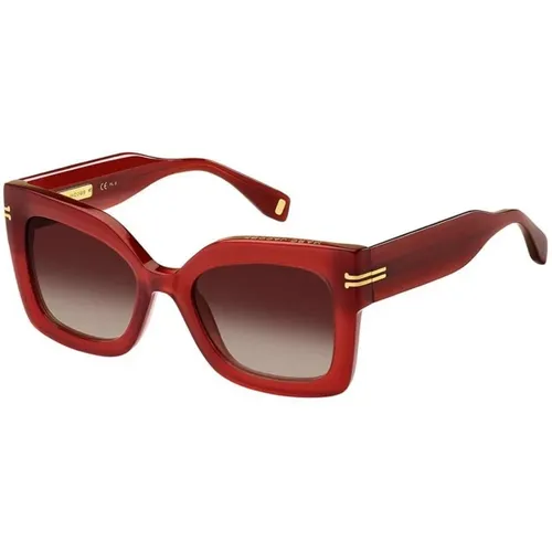 Rote Acetat-Sonnenbrille Degraded Kategorie 3 - Marc Jacobs - Modalova