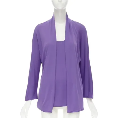 Pre-owned Fabric tops , female, Sizes: M - Hermès Vintage - Modalova