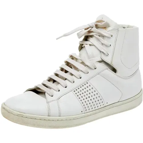 Pre-owned Leather sneakers , female, Sizes: 4 1/2 UK - Yves Saint Laurent Vintage - Modalova