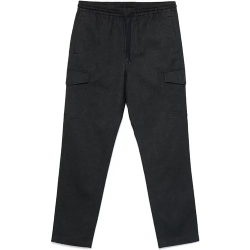 Twill Trousers Elasticated Waistband , male, Sizes: L, M - PS By Paul Smith - Modalova