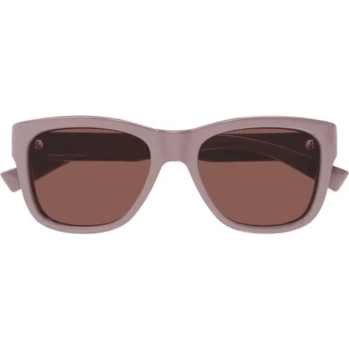 Round Vintage Style Sunglasses SL 674 , unisex, Sizes: 54 MM - Saint Laurent - Modalova