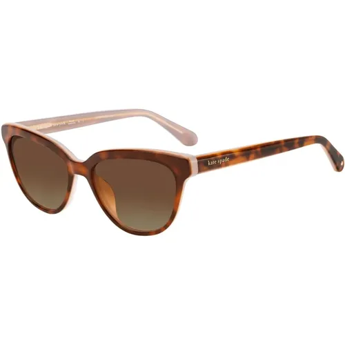 Cayenne/S Sunglasses in Havana/ Shaded , female, Sizes: 54 MM - Kate Spade - Modalova