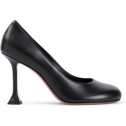 Leather Pumps Elegant Style , female, Sizes: 4 UK, 5 1/2 UK, 3 UK, 3 1/2 UK, 6 UK, 5 UK, 4 1/2 UK, 7 UK - Amina Muaddi - Modalova