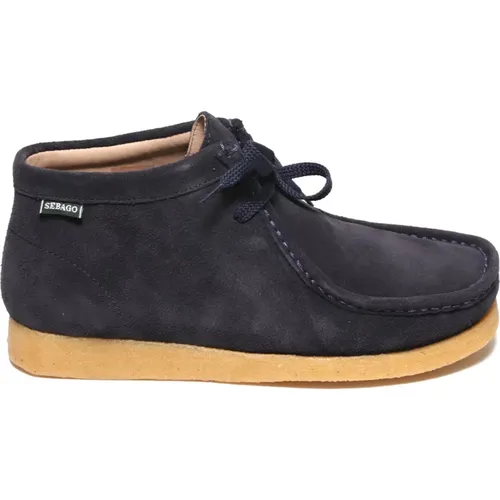 Suede Koala Style Shoe , male, Sizes: 9 1/2 UK, 6 UK - Sebago - Modalova