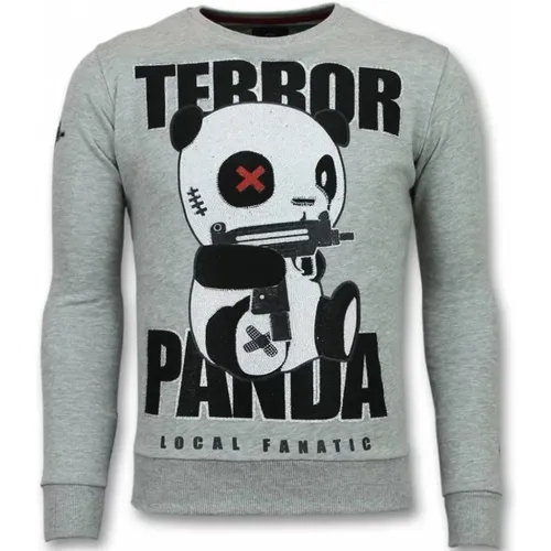 Terror Panda Sweater - Pullover Herren - 11-6303G , Herren, Größe: 2XL - Local Fanatic - Modalova