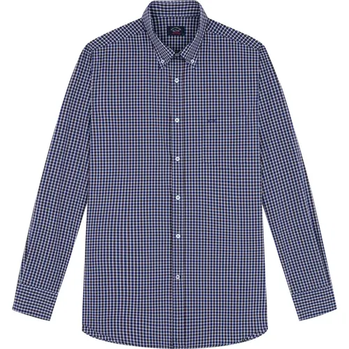 Checkered Shirt , male, Sizes: 2XL, L, 4XL, M, 3XL - PAUL & SHARK - Modalova