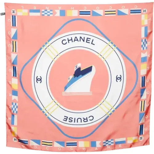 Pre-owned Silk scarves , female, Sizes: ONE SIZE - Chanel Vintage - Modalova