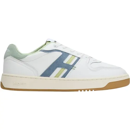 Perlan Sporty Sneakers with Leather and Textile Panels , male, Sizes: 11 UK, 7 UK, 9 UK - Hoff - Modalova