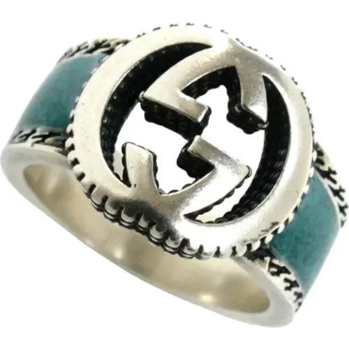 Pre-owned Silver rings , female, Sizes: ONE SIZE - Gucci Vintage - Modalova