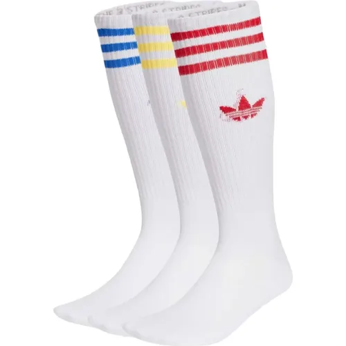 Packung mit 3 Socken , unisex, Größe: M - Adidas - Modalova