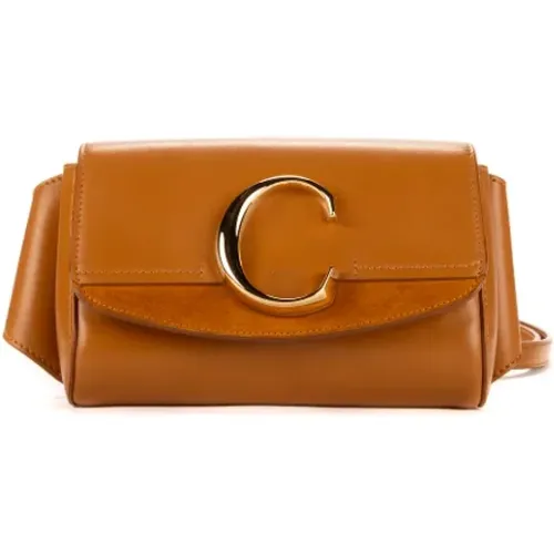 Pre-owned Leather crossbody-bags , female, Sizes: ONE SIZE - Chloé Pre-owned - Modalova