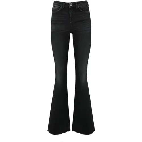 Denim Flared Trousers , female, Sizes: W29, W32, W30, W33, W26, W31 - pinko - Modalova