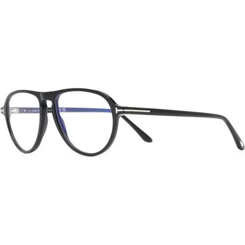 Klassische Schwarze Optische Brille - Tom Ford - Modalova