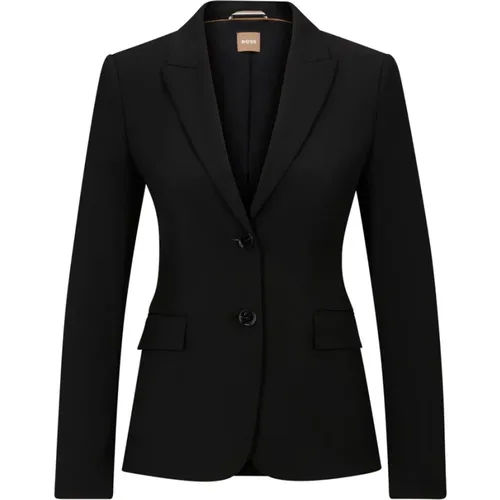 Clic Blazer with Buttons and Pockets , female, Sizes: S, M, L - Hugo Boss - Modalova