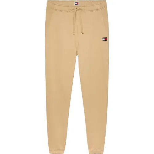 Trousers Regular Fit Elastic Waist , male, Sizes: M - Tommy Jeans - Modalova