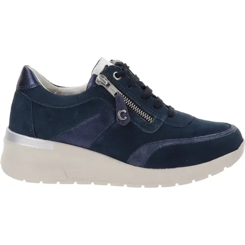 Leder Sneakers für Frauen , Damen, Größe: 36 EU - Cinzia Soft - Modalova